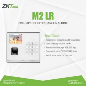 ZKTeco M2-LR Mesin Absensi Sidik Jari + RFID